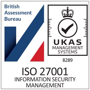 ISO 27001 UKAS audited & accredited company