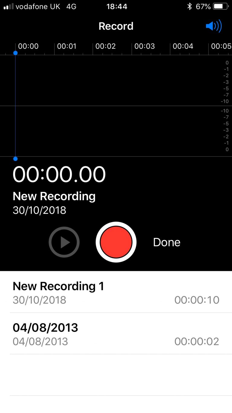 best way to record lectures iphone